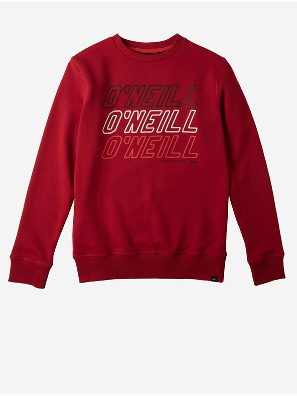 O'Neill All Year Crew Sweatshirt Kinder Rot