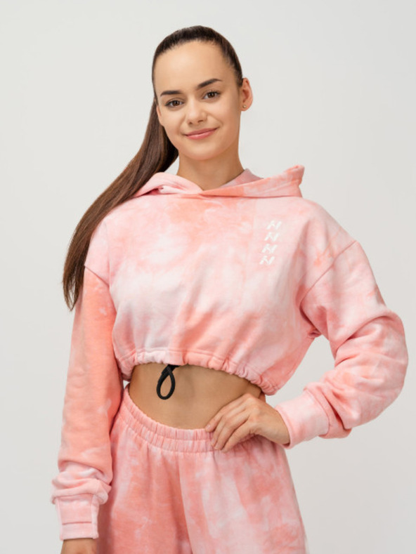 Nebbia Re-Fresh Women’s Crop Hoodie Sweatshirt Rosa