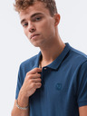 Ombre Clothing Dunkelblaues Herren-Poloshirt Ombre Clothing