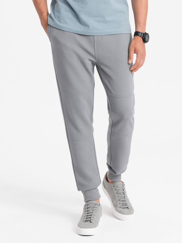 Ombre Clothing Graue Herren Basic Sweatpants Ombre Kleidung Ottoman