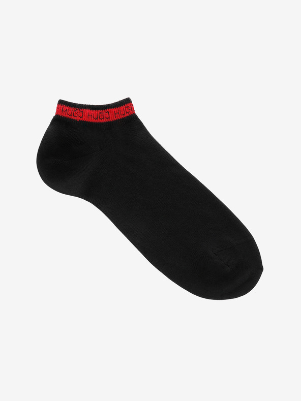 HUGO Socken 2 Paar Schwarz