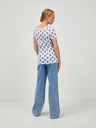 Orsay Blau-weiß gemustertes T-Shirt ORSAY