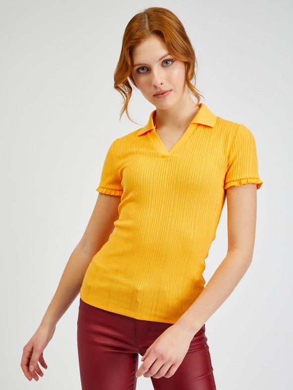 Orsay Polo T-Shirt Orange