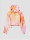 TALLY WEiJL Rosa und gelbe kurze Jacke mit Kapuze TALLY WEiJL