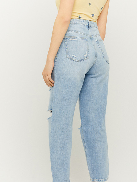 TALLY WEiJL Hellblaue, gerade geschnittene Jeans mit Ripp-Effekt TALLY WEiJL