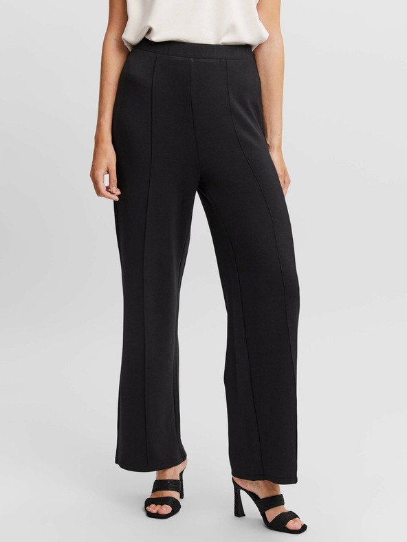 Vero Moda Schwarze Hose mit weitem Bein VERO MODA Silky