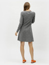 Vero Moda VERO MODA Nancy graues langärmeliges gestreiftes Pulloverkleid