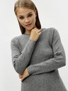 Vero Moda VERO MODA Nancy graues langärmeliges gestreiftes Pulloverkleid