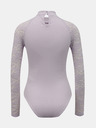 TALLY WEiJL Hellvioletter Body mit Spitzenärmeln TALLY WEiJL