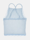 TALLY WEiJL Hellblaues Top mit Spitzendetails TALLY WEiJL