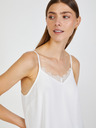 TALLY WEiJL Weißes Damen-Tank-Top mit Spitze TALLY WEiJL