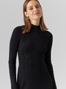 Vero Moda Schwarzes Damen-Pulloverkleid VERO MODA Sally