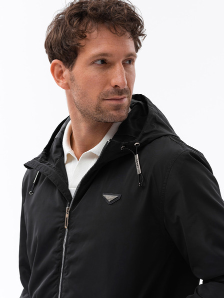 Ombre Clothing Schwarze Herrenjacke Ombre Clothing