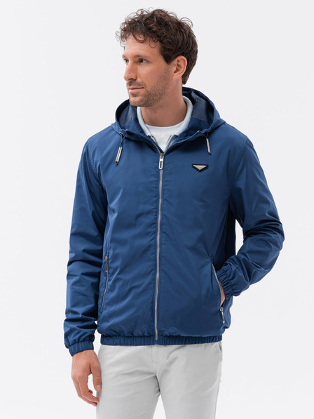 Ombre Clothing Blaue Herrenjacke Ombre Clothing