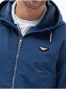 Ombre Clothing Blaue Herrenjacke Ombre Clothing