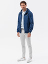 Ombre Clothing Blaue Herrenjacke Ombre Clothing