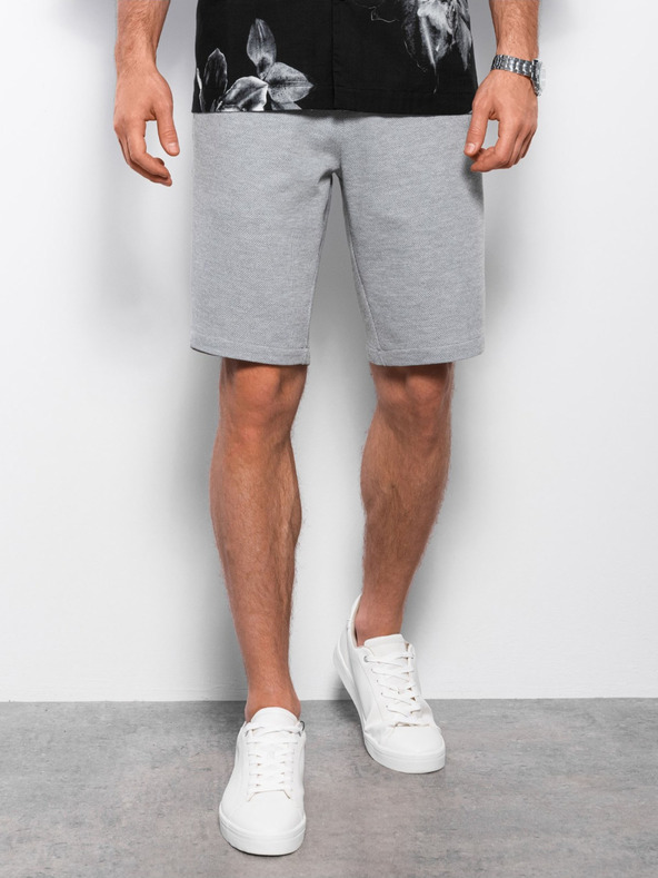 Ombre Clothing Hellgraue Shorts für Männer Ombre Clothing