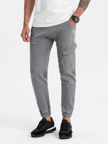 Ombre Clothing Graue Herren Cargo-Hose Ombre Kleidung