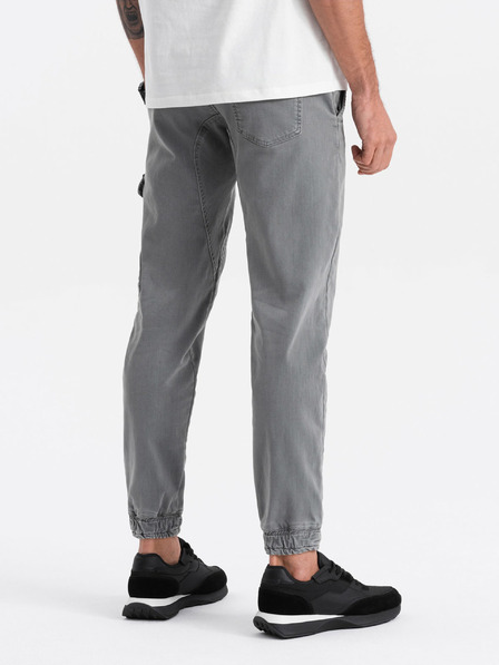 Ombre Clothing Graue Herren Cargo-Hose Ombre Kleidung