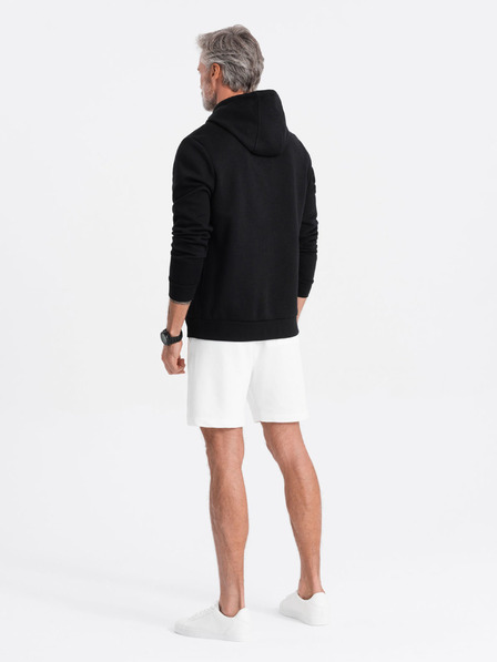 Ombre Clothing Schwarzer Herren-Kapuzenpullover Ombre Clothing