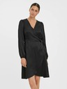 Vero Moda Schwarzes Wickelkleid für Damen Vero Moda Sabi