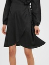 Vero Moda Schwarzes Wickelkleid für Damen Vero Moda Sabi