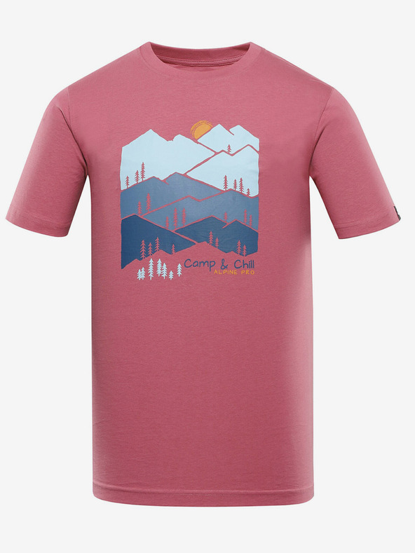 ALPINE PRO Altrosa Herren-T-Shirt ALPINE PRO Ecc