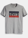 Levi's® Graues bedrucktes Levi's®-T-Shirt für Männer