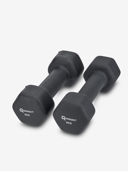 Worqout Neopren Dumbell 2kg Hanteln