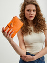 Michael Kors Orange Damen Michael Kors Ruby Leder Crossbody Handtasche