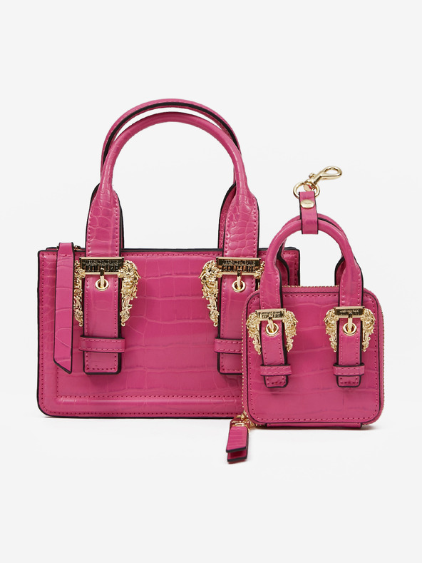 Versace Jeans Couture Dunkelrosa Damen Versace Jeans Couture Handtasche mit Etui