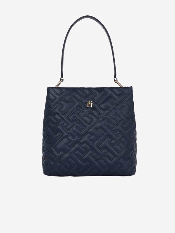 Tommy Hilfiger Soft Bucket Mono Handtasche Blau