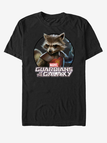 ZOOT.Fan Schwarzes Unisex-T-Shirt Rocket Guardians of the Galaxy ZOOT.Fan Marvel