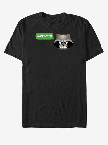 ZOOT.Fan Schwarzes Unisex-T-Shirt Rocket Guardians of the Galaxy ZOOT.FAN Marvel