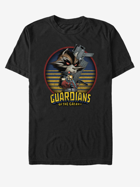 ZOOT.Fan Schwarzes Unisex-T-Shirt Rocket Guardians of the Galaxy ZOOT.FAN Marvel