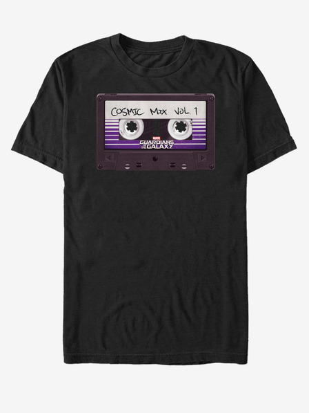 ZOOT.Fan Schwarzes Unisex-T-Shirt Kassette Guardians of the Galaxy ZOOT.FAN Marvel