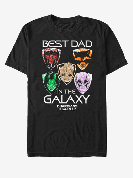 ZOOT.Fan Bester Papa der Galaxie Guardians of the Galaxy ZOOT.FAN Marvel - Unisex-T-Shirt