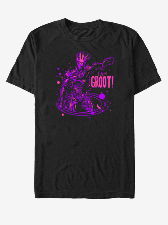 ZOOT.Fan Schwarzes Unisex-T-Shirt Marvel Star Lord Rot
