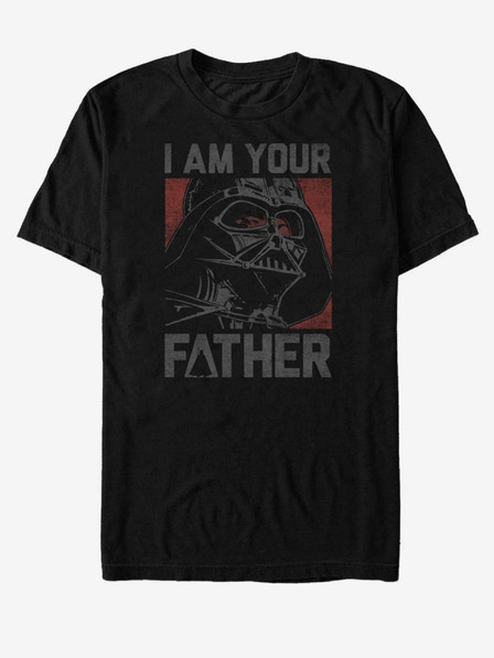 ZOOT.Fan Schwarzes Unisex-T-Shirt ZOOT.Fan Star Wars Vaterfigur