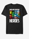 ZOOT.Fan Schwarzes Unisex-T-Shirt ZOOT.Fan Marvel Everyday Hero Dad