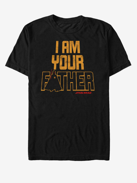 ZOOT.Fan Schwarzes Unisex-T-Shirt ZOOT.Fan Star Wars Vater Zeit