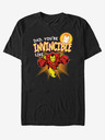 ZOOT.Fan Schwarzes Unisex-T-Shirt ZOOT.Fan Marvel Unbesiegbar wie Papa