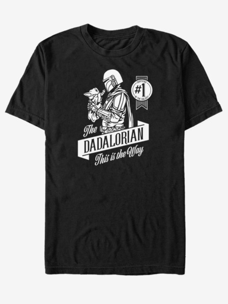 ZOOT.Fan Schwarzes Unisex-T-Shirt ZOOT.Fan Star Wars Mando Side shot