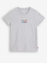 Levi's® Graues Levi's® 501 Damen T-Shirt gestreift