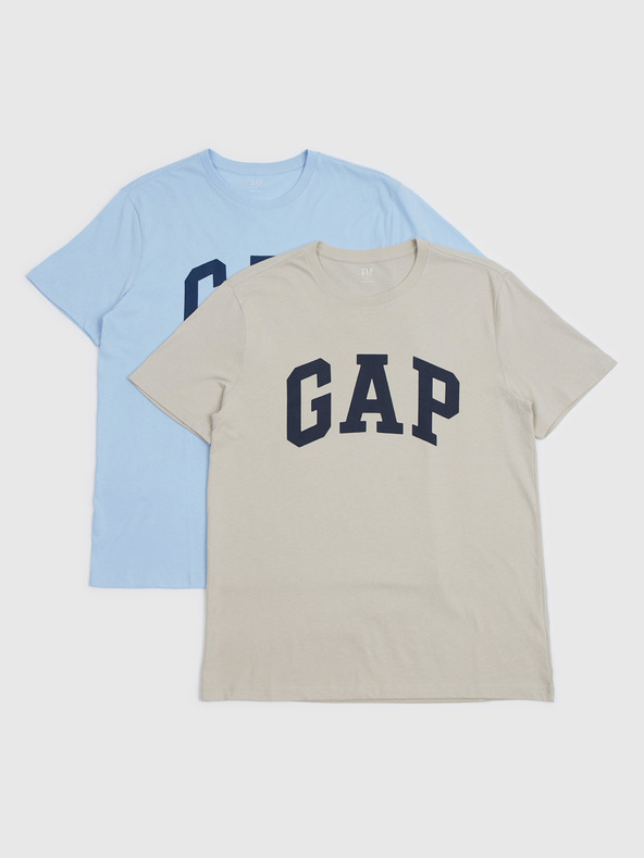 GAP T-Shirt mit GAP Logo, 2 Stück