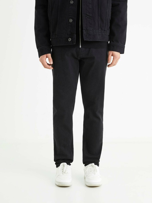 Celio Schwarze Slim Fit Jeans für Herren Celio C25