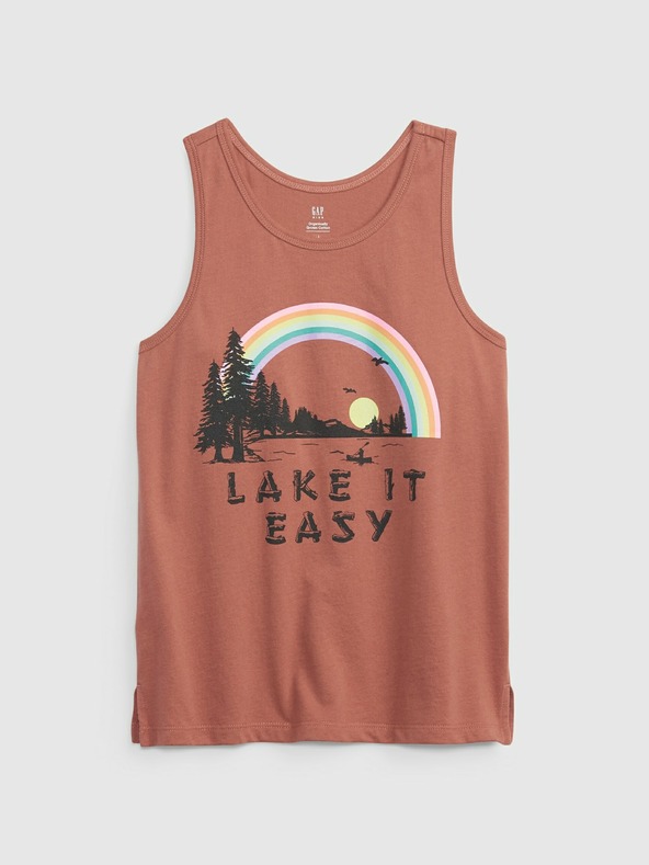 GAP Kinder Tank-Top organic Regenbogen GAP