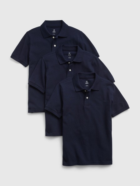 GAP Kinder Poloshirts uniform organic, 3 Stück GAP