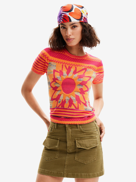 Desigual Sun Blue T-Shirt