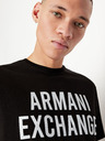 Armani Exchange Schwarzes Armani Exchange-T-Shirt für Herren
